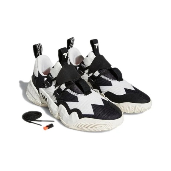 Trae Young 1 Sneakers Black and White - Picture 1 of 9